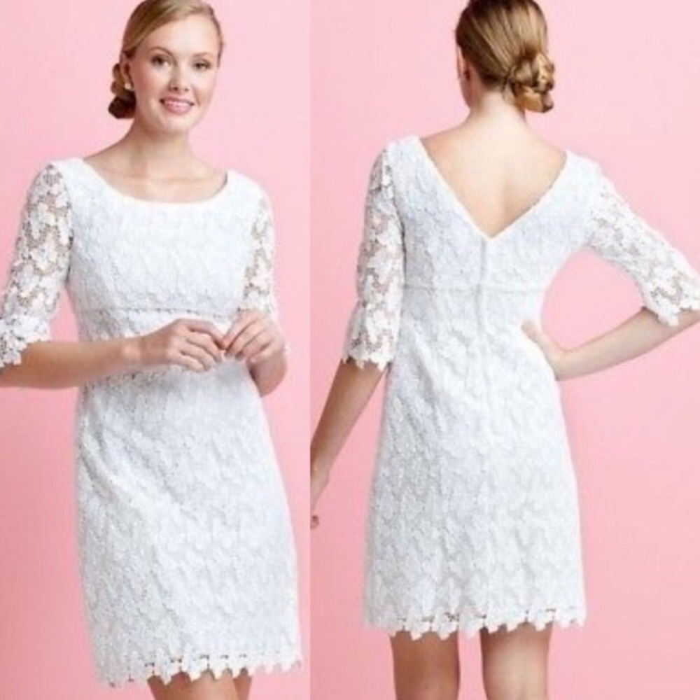Lilly Pulitzer NWT White Eyelet Shayna Dress